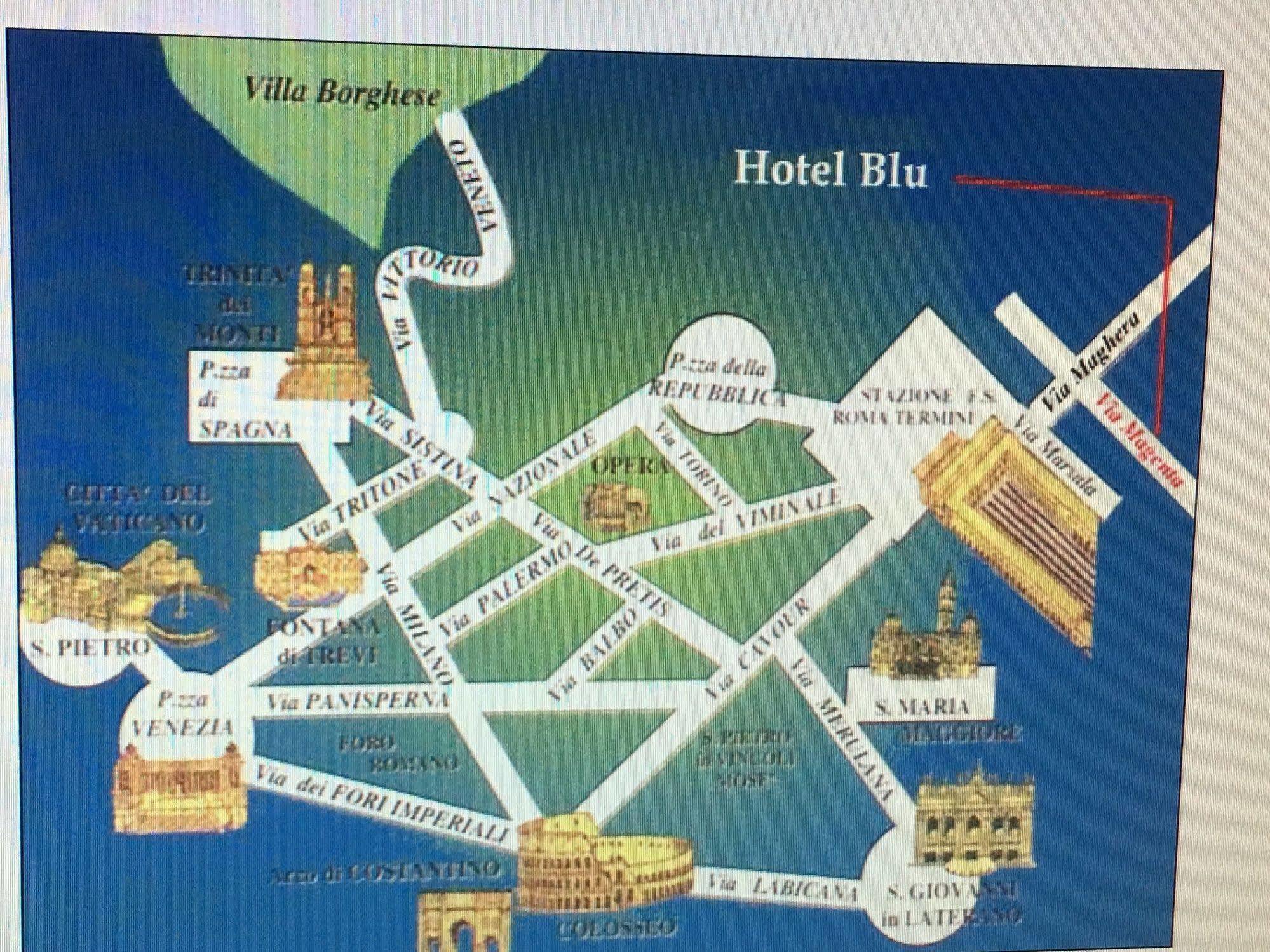 Hotel Soggiorno Blu Rom Exteriör bild